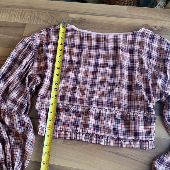 Majorelle Asa Plaid Long Sleeve Top - Picture 10 of 11